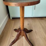 Oak pedestal table