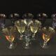 Serie de 10 verres de couleurs
