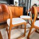 Set of 6 vintage Baumann sled chairs
