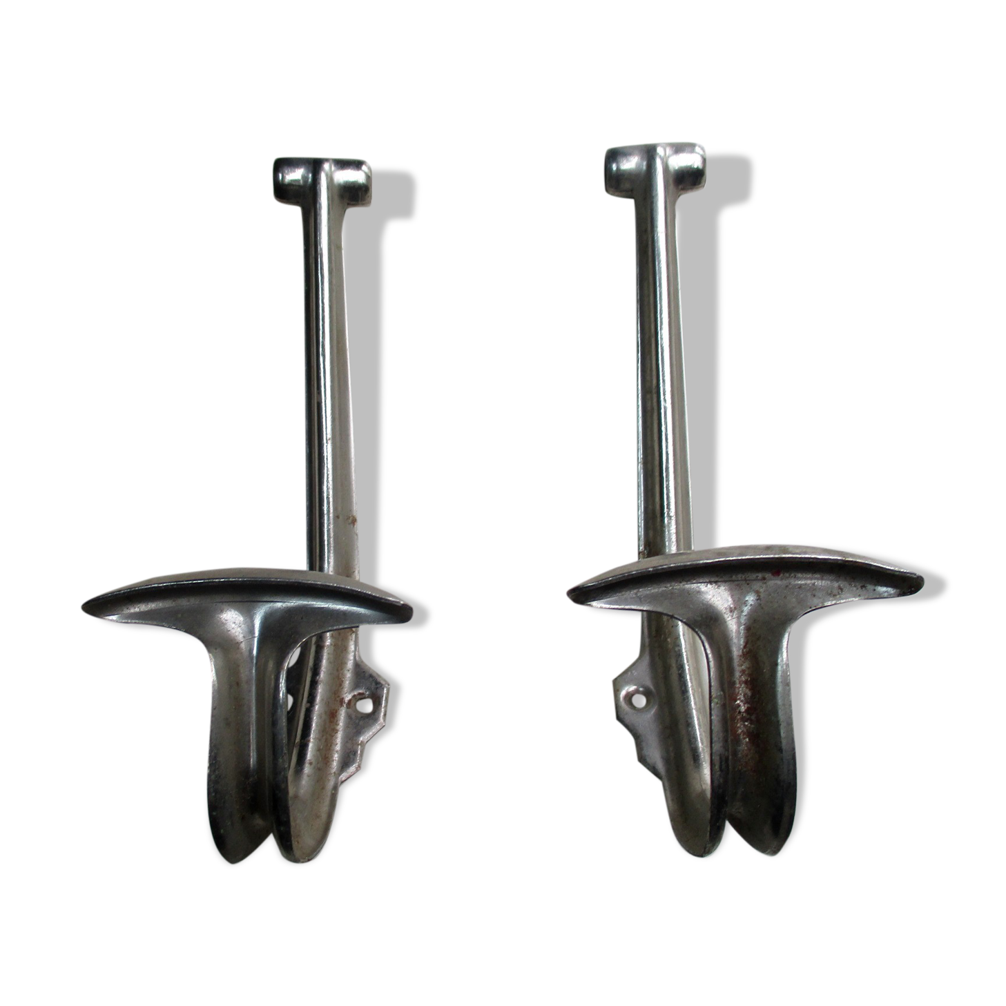 Two industrial iron paters