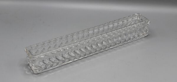 Ancien chemin de table - baccarat  19 xix eme -  bambou tors
