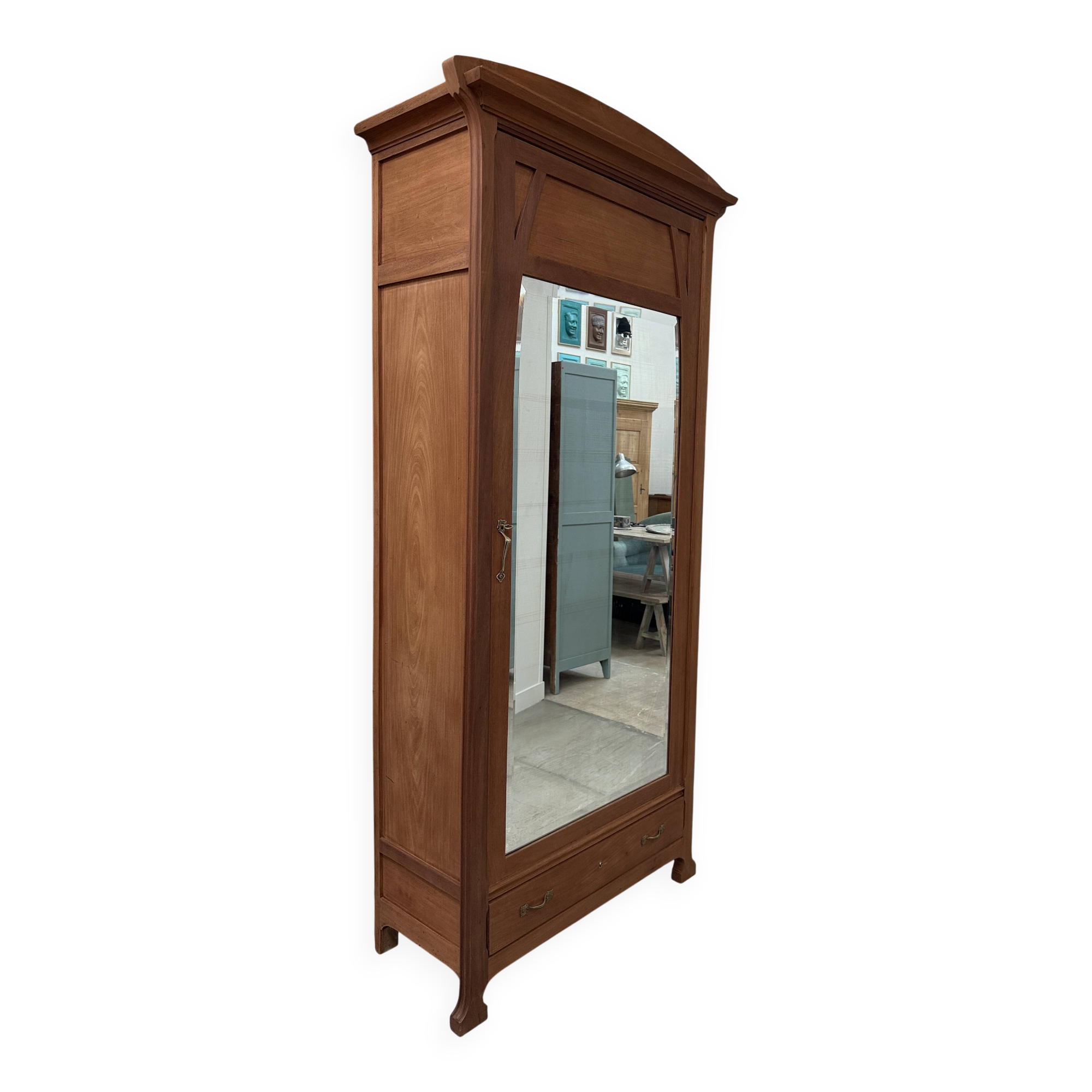 Large Art Nouveau cupboard (renovated)