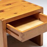 Pine Bedside Table, France, 1960s