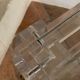 Table basse Roche Bobois, 1970 en plexiglass et verre