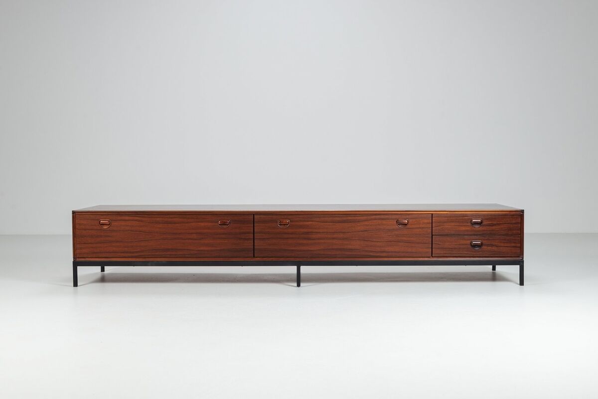 Fristho Franeker lowboard in rosewood, The Netherlands, 1960