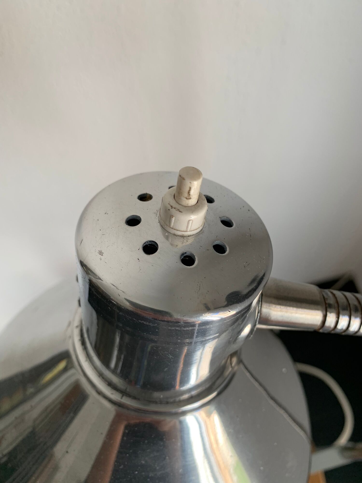 Vintage 1950s industrial factory lamp Jumo GS3 almost new - 60 cm