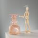 Vintage coloured Murano glass vase, Italy, 1970s