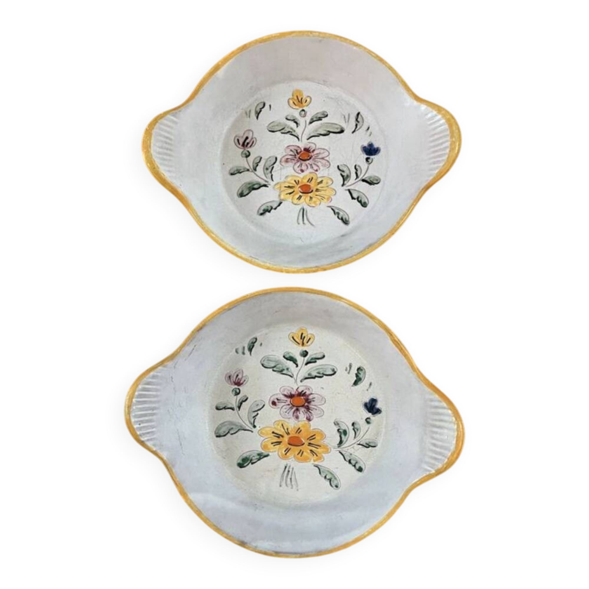 Set of 2 vintage Vallauris Aegitna plates