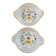 Lot de 2 assiettes Vallauris Aegitna vintage