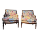 Pair of large armchairs in Louis XVI - Neoclassical style