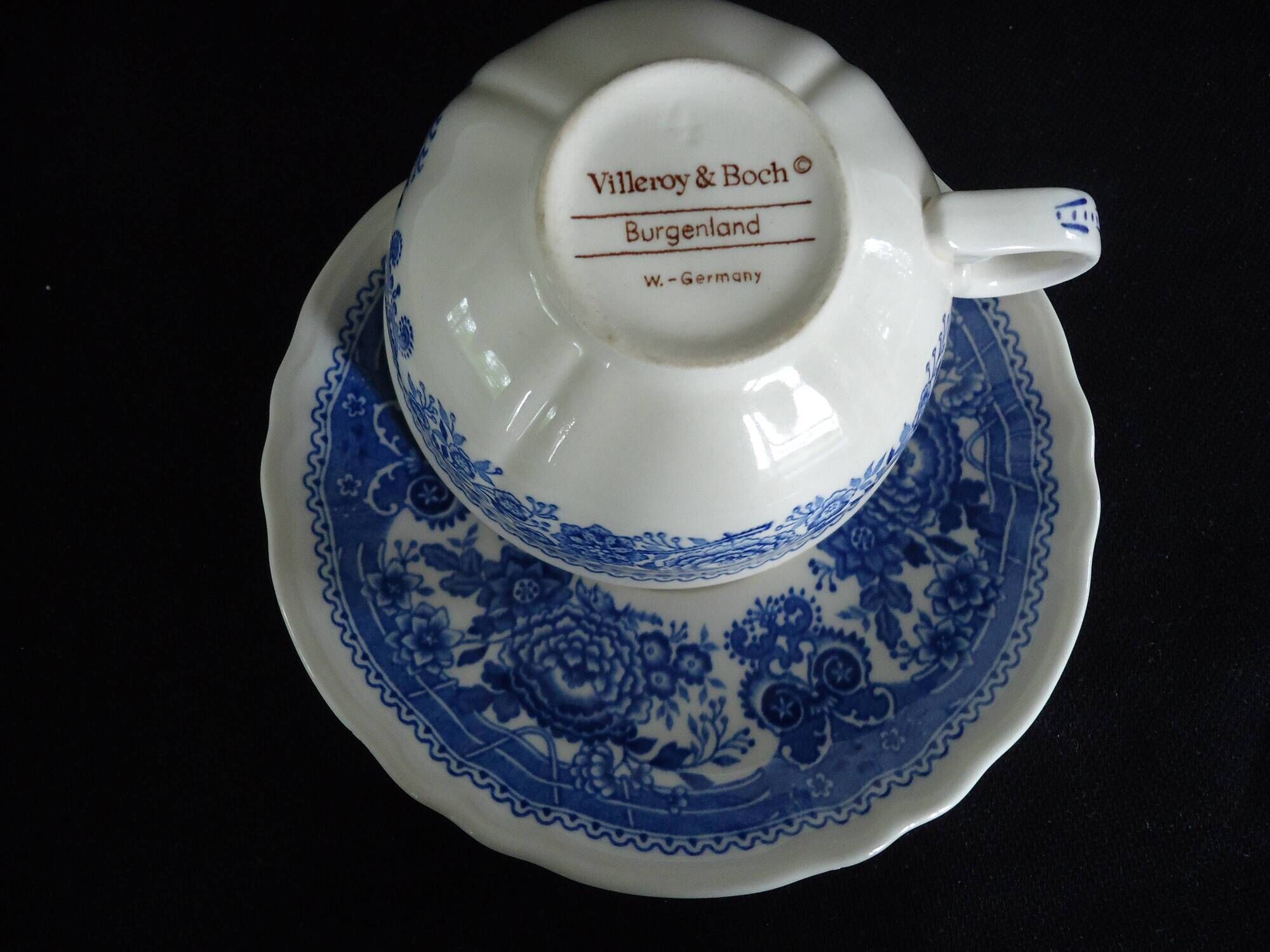 Villeroy & Boch Burgenland coffee and tea cups and saucers