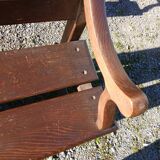 Pair of antique church pews