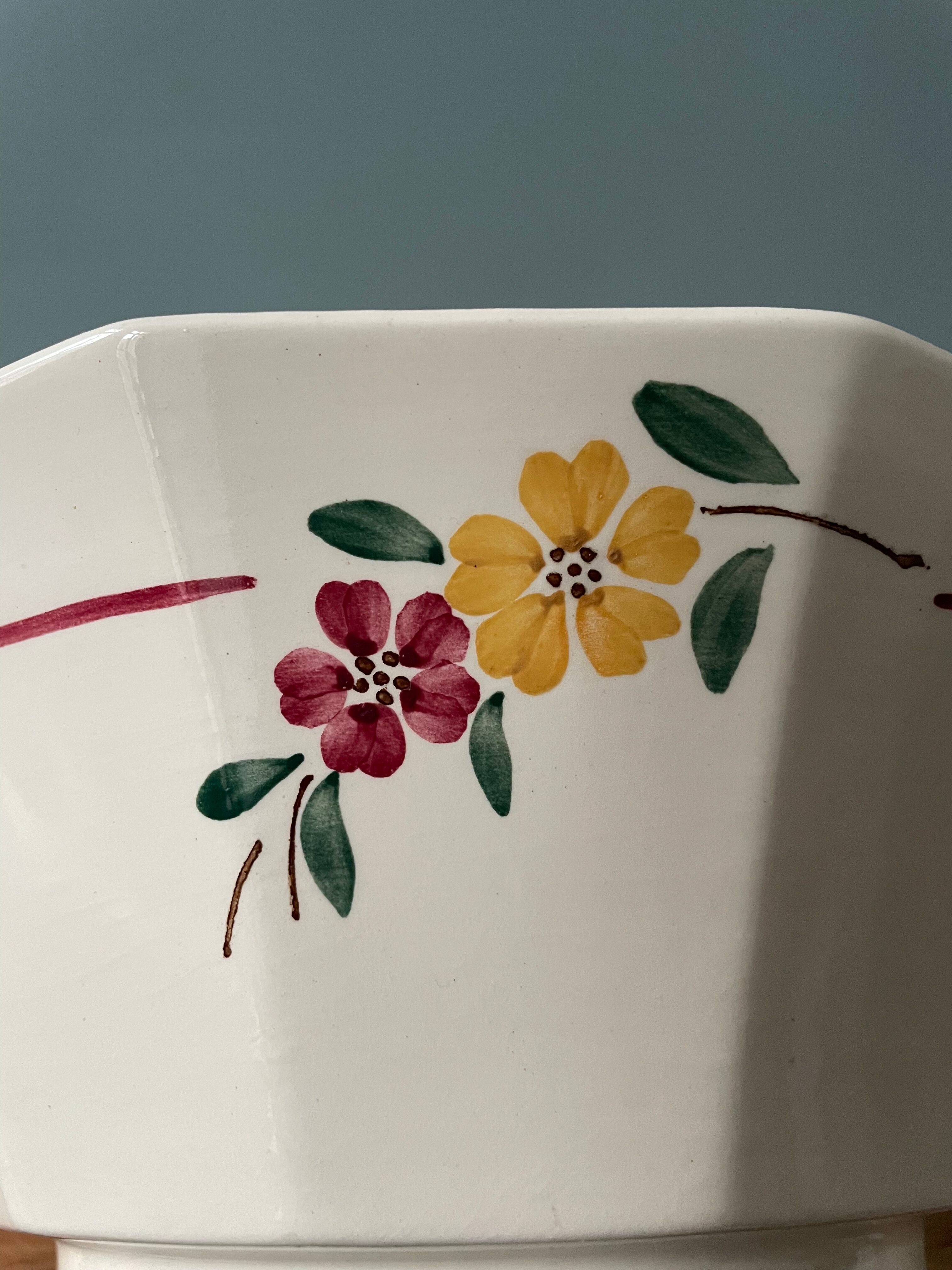 Salad bowl Sarreguemines France, Bitche model