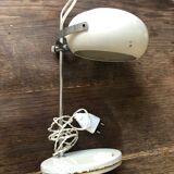 Vintage white lamp adjustable globe