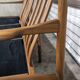Vintage Scandinavian teak sofa bench from the 1960s.