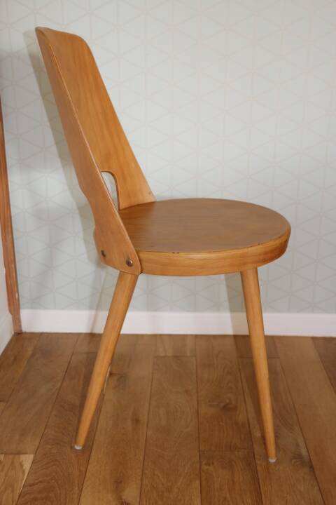 3 chaises BAUMANN « MONDOR » V1 claire