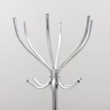 Piccolo chrome metal coat rack from rormekano 1980 Sweden