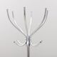 Piccolo chrome metal coat rack from rormekano 1980 Sweden