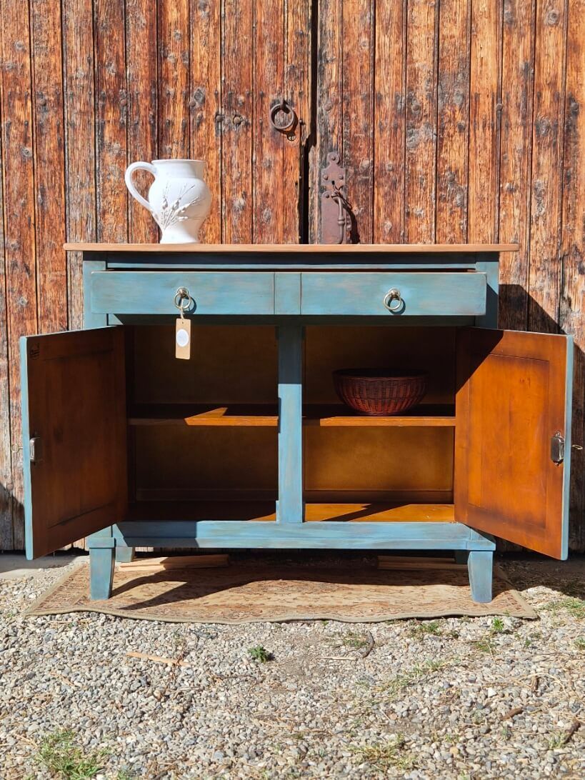 Renovated and distressed antique sideboard | Alexandre