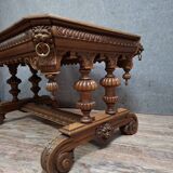 dining table or centre table in carved Renaissance oak
