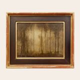 Painting on panel / signed lower left - 20th