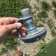 glazed ceramic hand candle holder