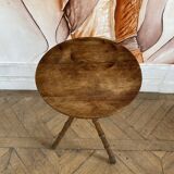 Wooden pedestal or saddle