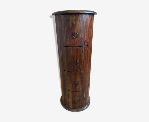 Meuble de rangement vintage bois exotiques et précieux.