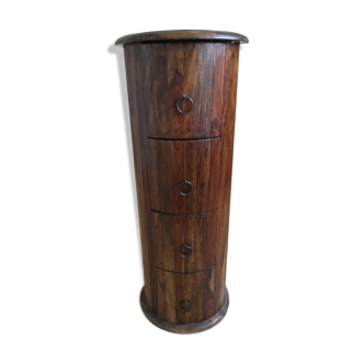Meuble de rangement vintage bois exotiques et précieux.