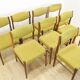 Ensemble de 8 chaises en palissandre, années 1960