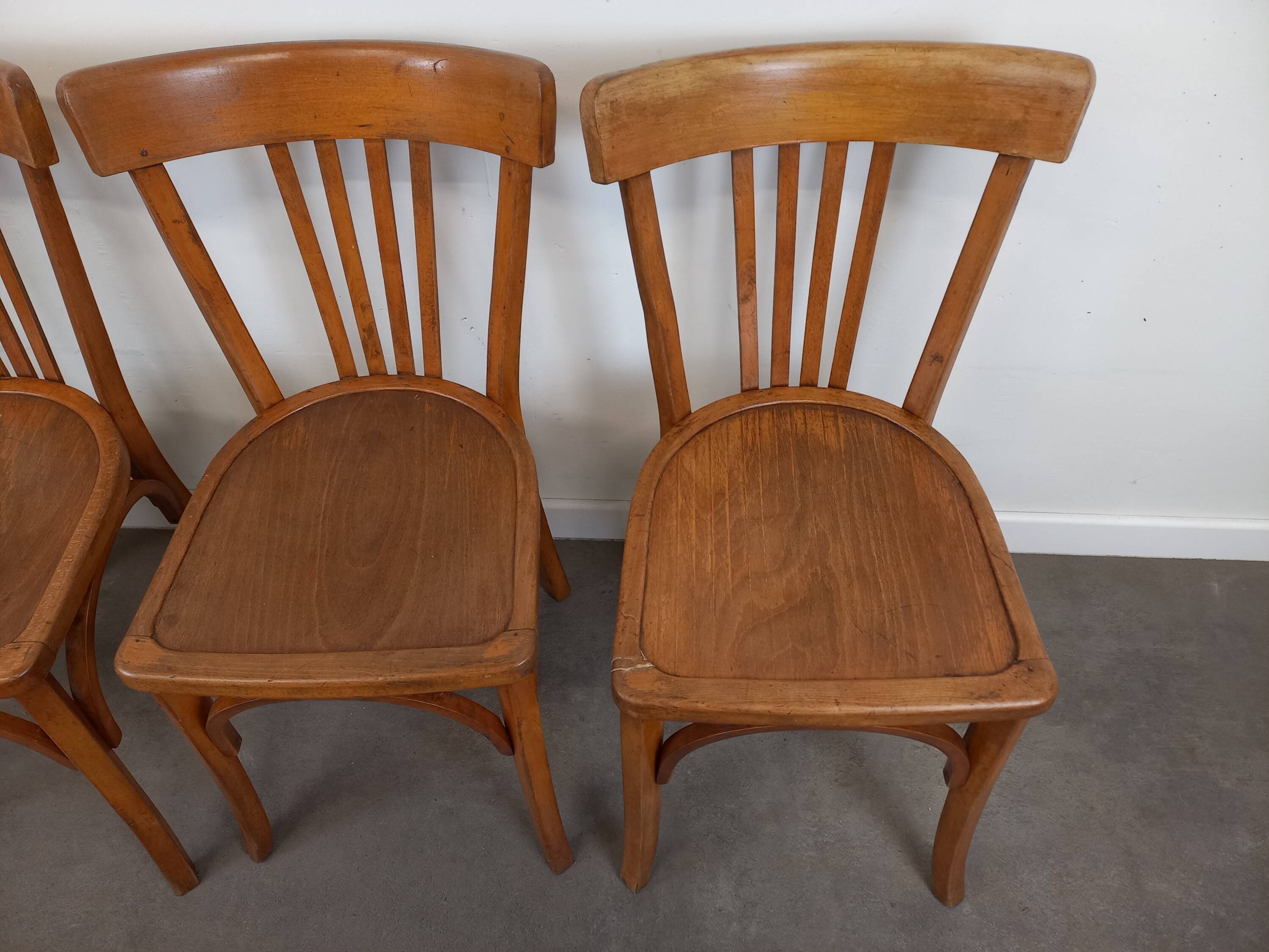 Chaises bistrot Luterma, set de 4