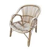 Fauteuil enfant rotin