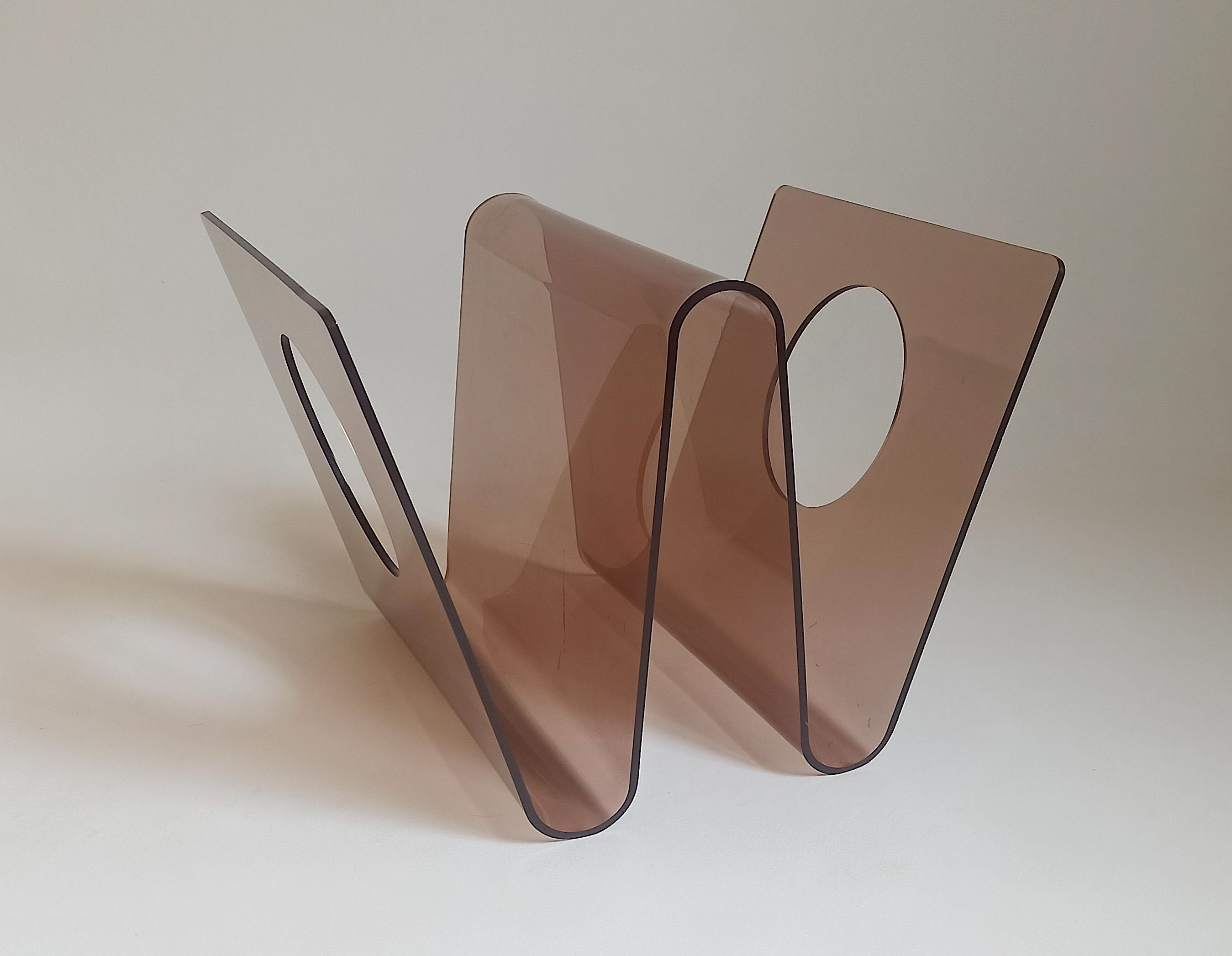 Michel Dumas magazine rack for Roche Bobois 70s