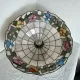 Stained glass pendant