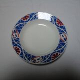 Set of 4 hollow plates, robinson model, from the Sarreguemines