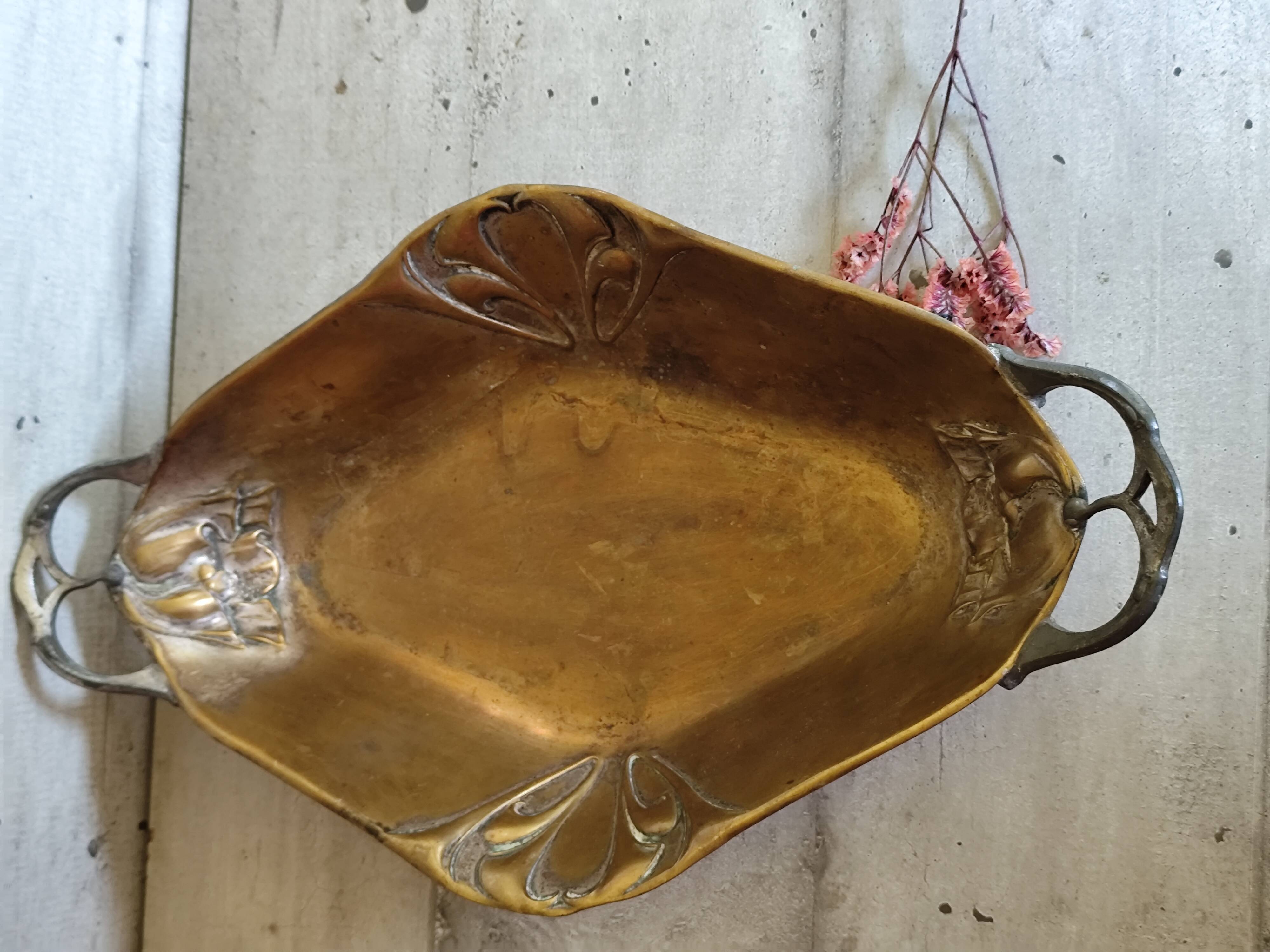 Art Nouveau bread basket