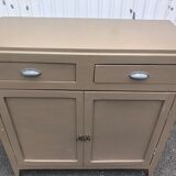 Old dark taupe buffet
