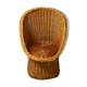 Vintage rattan armchair from the 60s/70s design