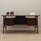 Bureau en palissandre, design danois, années 1970, fabrication : Omann Jun