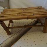 Small bamboo bench