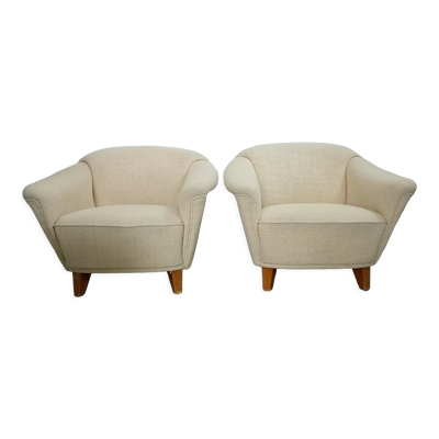Paire de fauteuils scandinaves