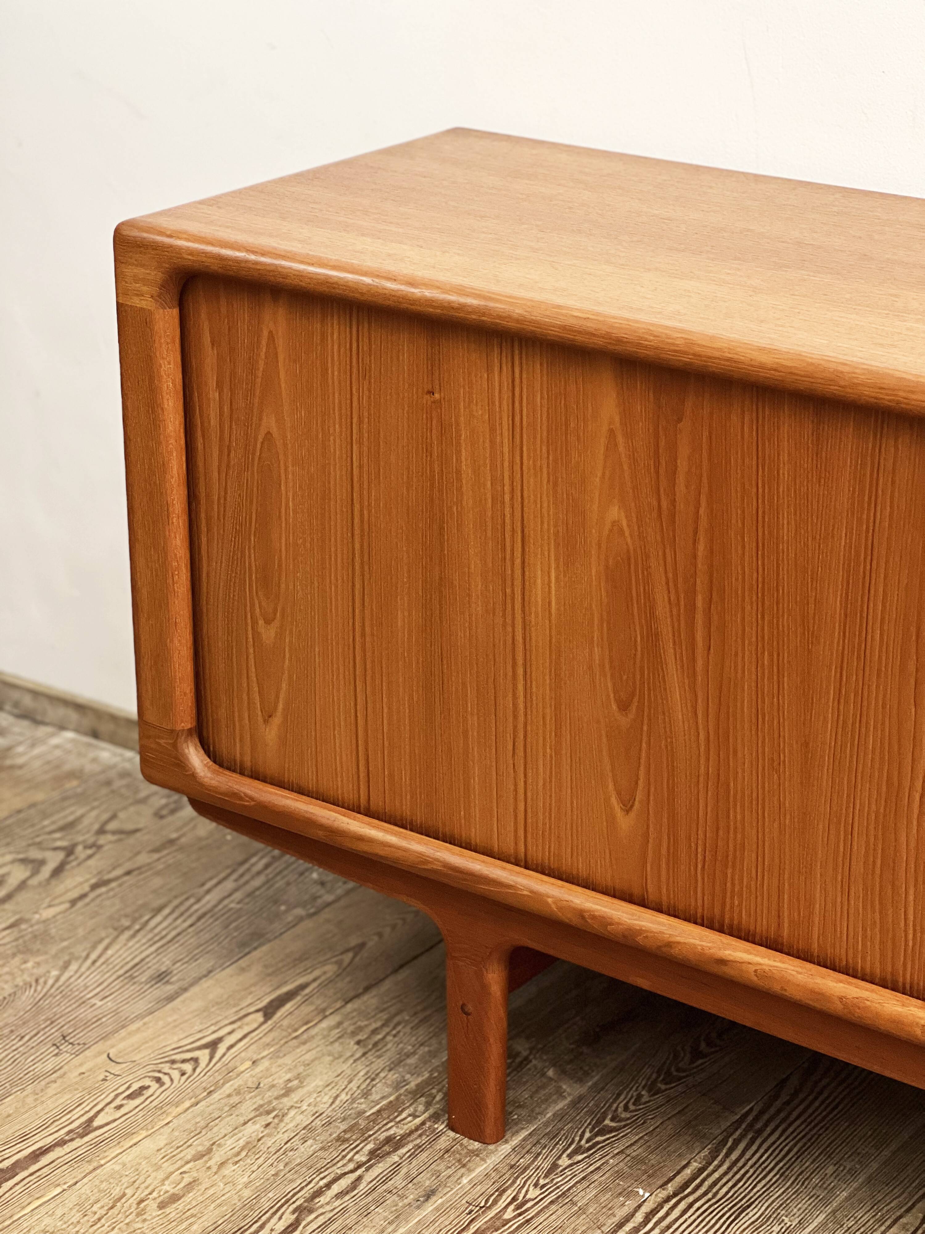 Danish Mid-Century Modern Sideboard in Teak with Tambour Doors by Dyrlund, Denmark