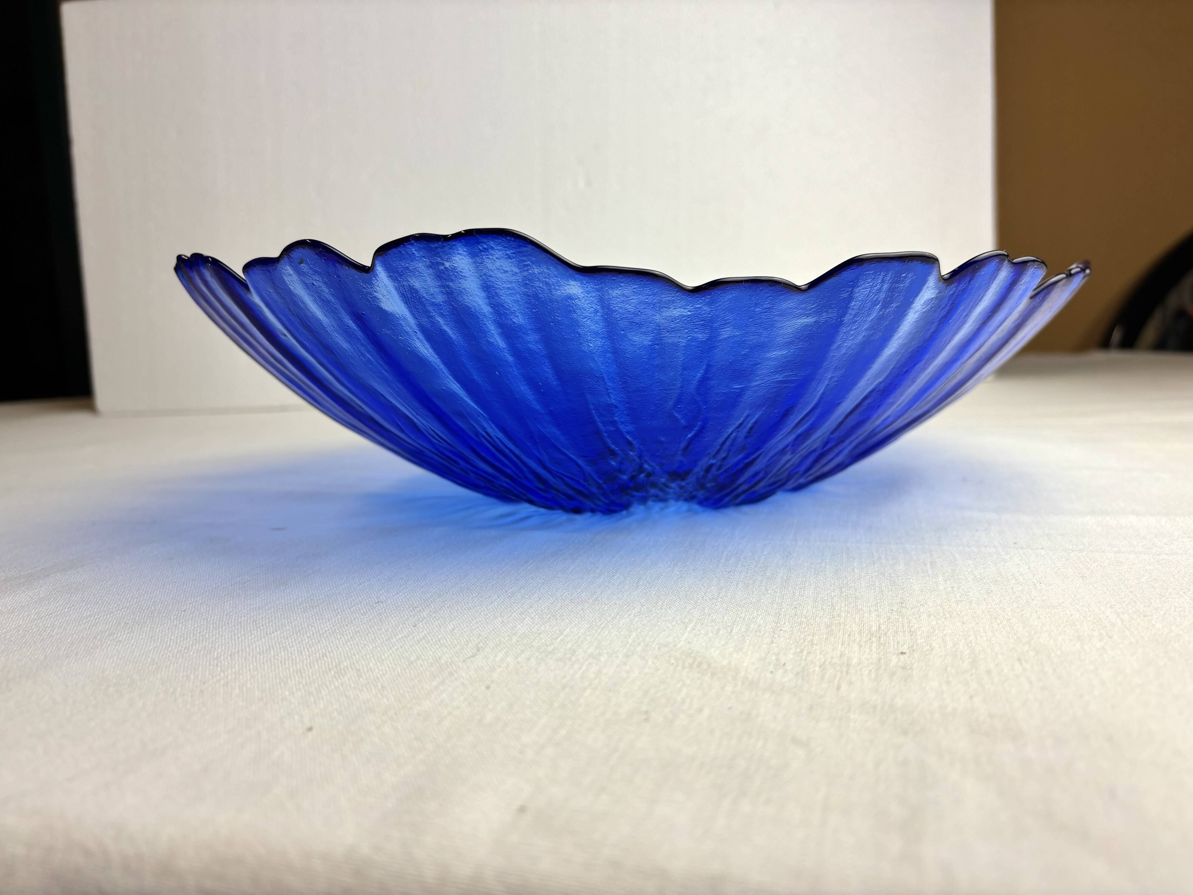 Cobalt blue decorative bowl