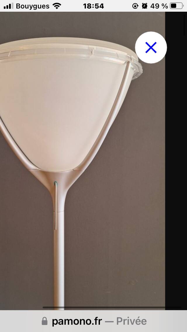 Romeo moon floor lamp By Philippe Starck