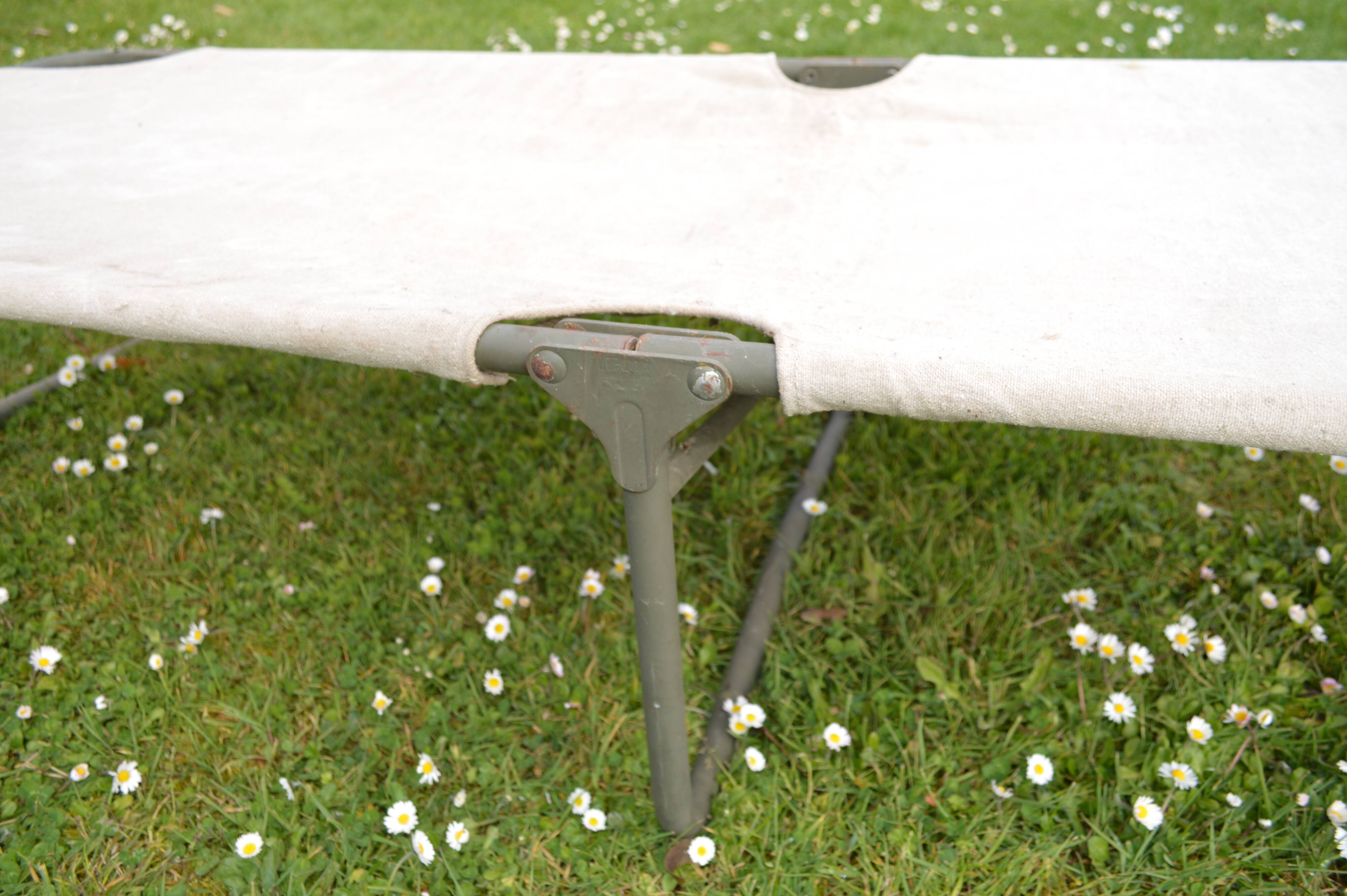 Military camp bed 1970