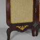 Neoclassical inlaid mahogany screen