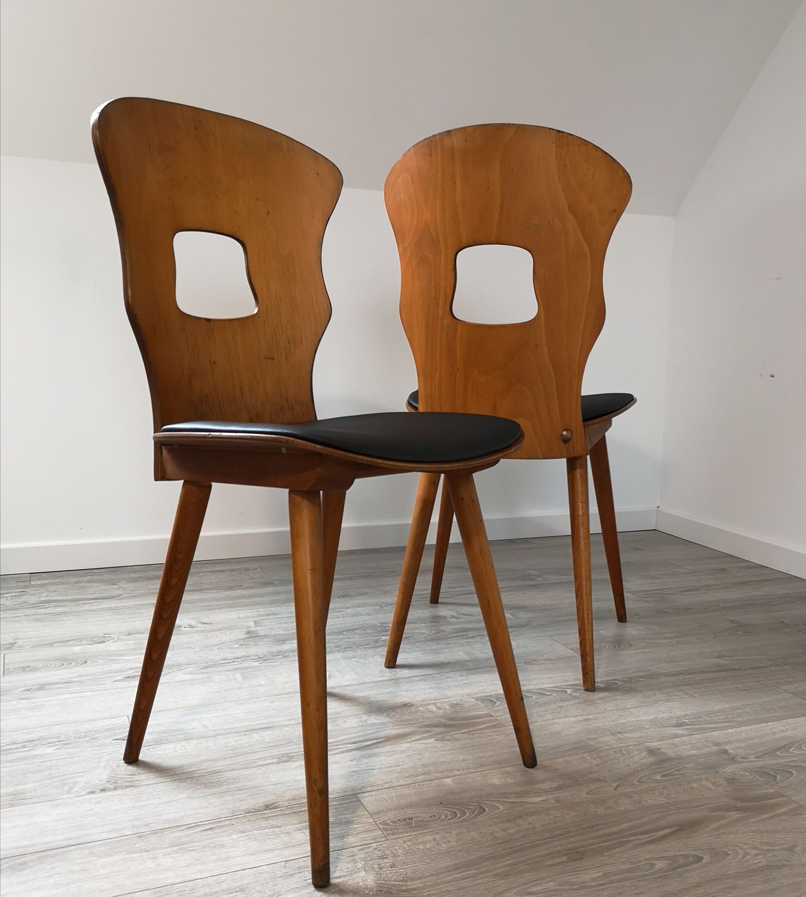Pair of Bistro chairs Baumann Gentiane