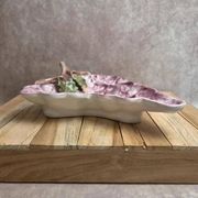 Vintage Italian barbotine grape plate – G.b.c. Made in Italy