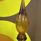 Large Italian Empoli glass carafes