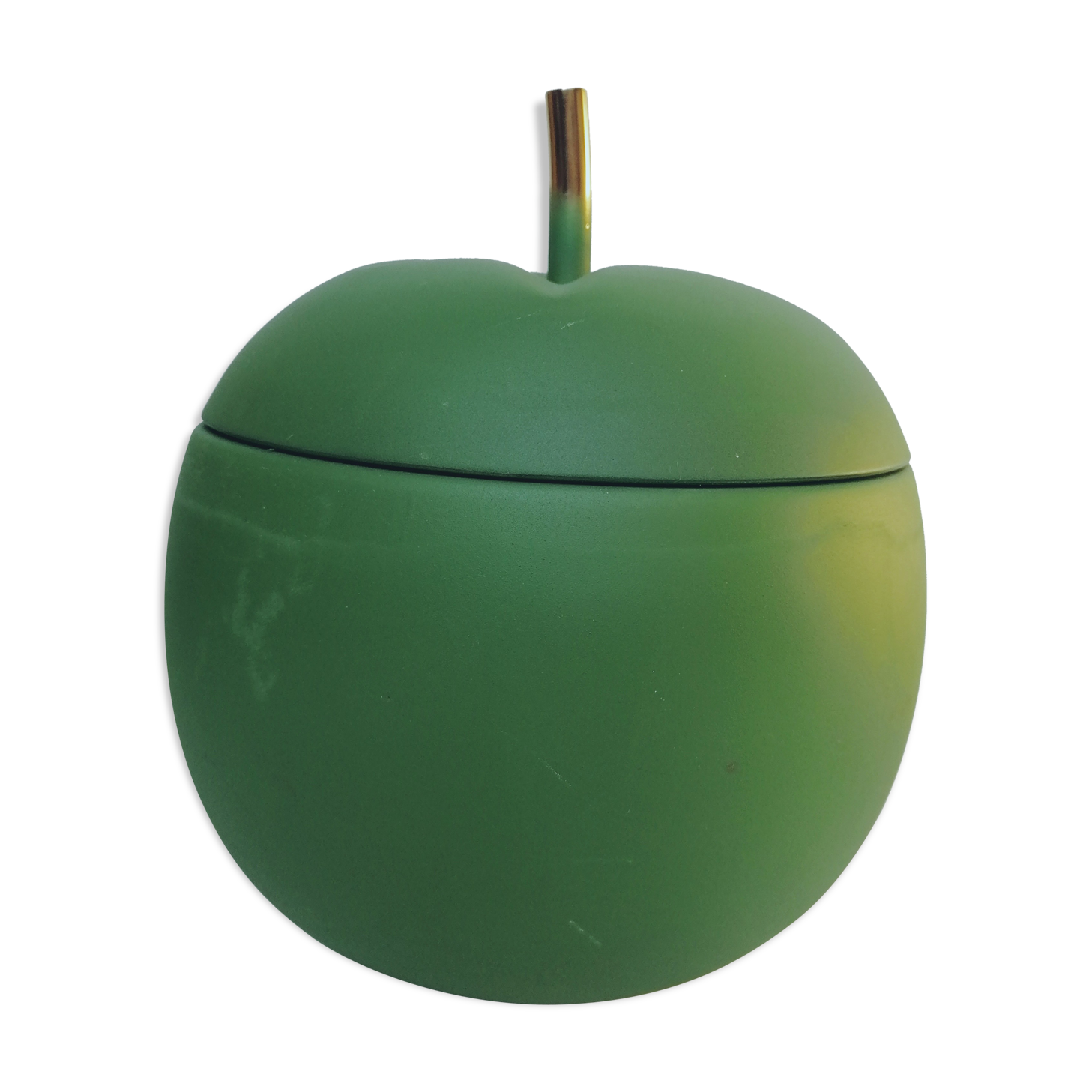 Apple metal ice bucket
